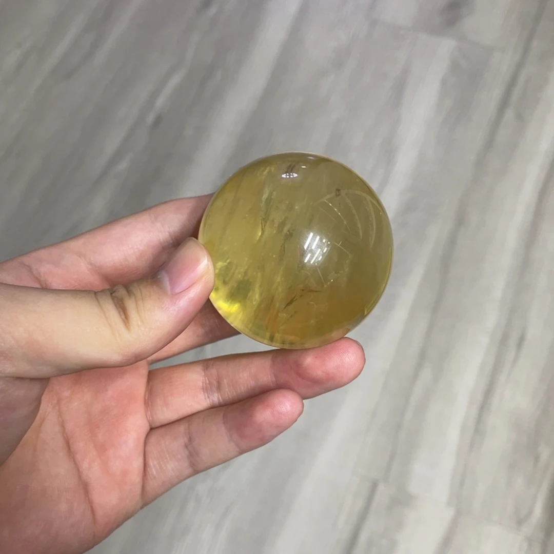 水晶珠宝半成品未镶嵌wjy天然黄水晶2360
