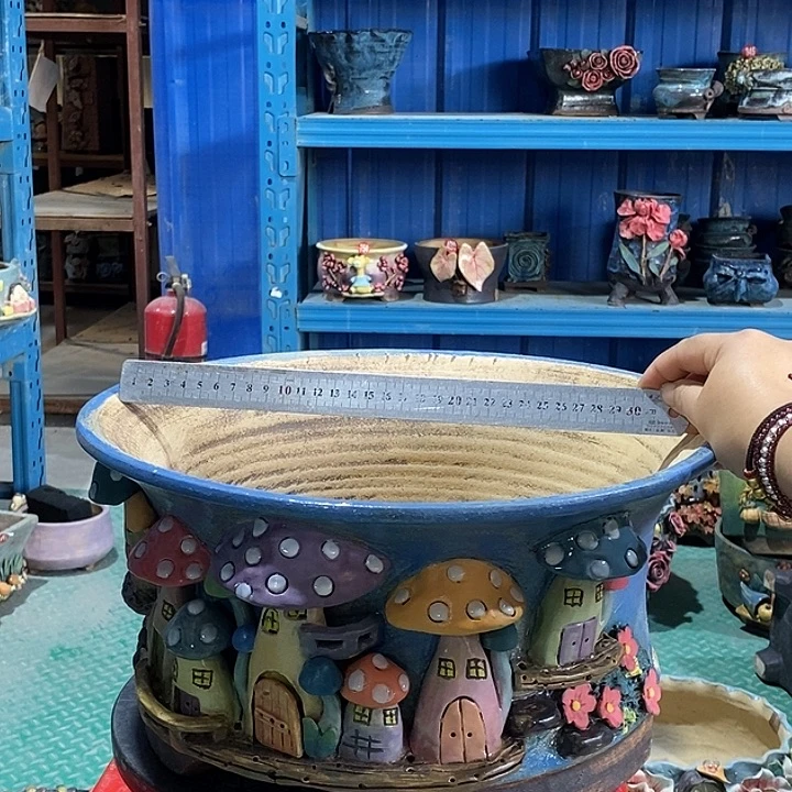 微瑕22 号陶然花器手工花盆