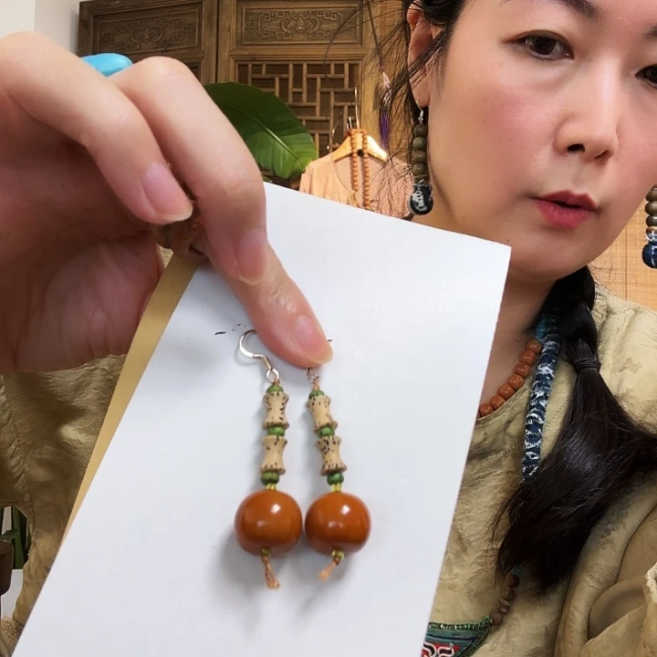 节节高升耳环一对一对