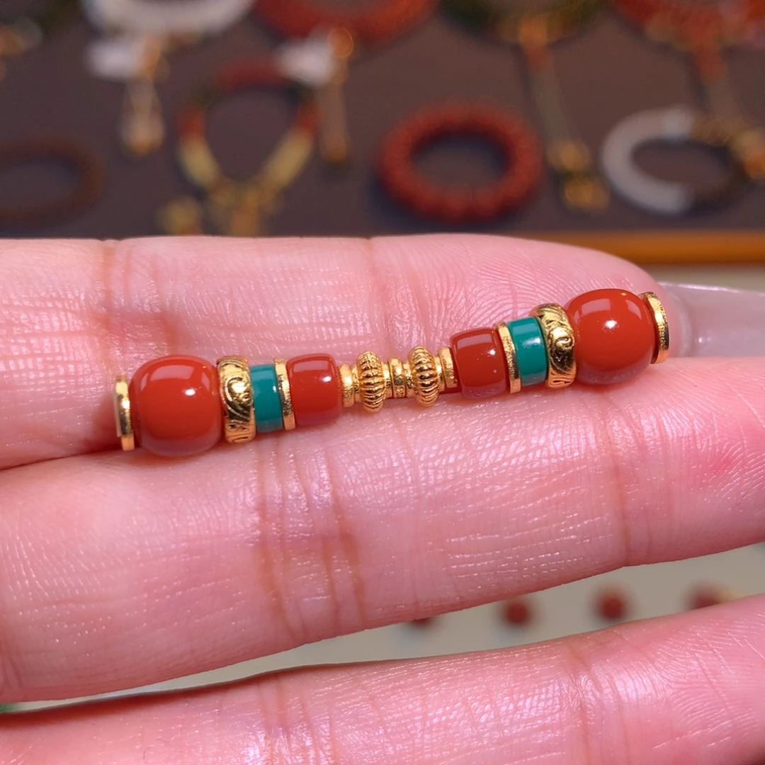 南红玛瑙未镶嵌颈饰