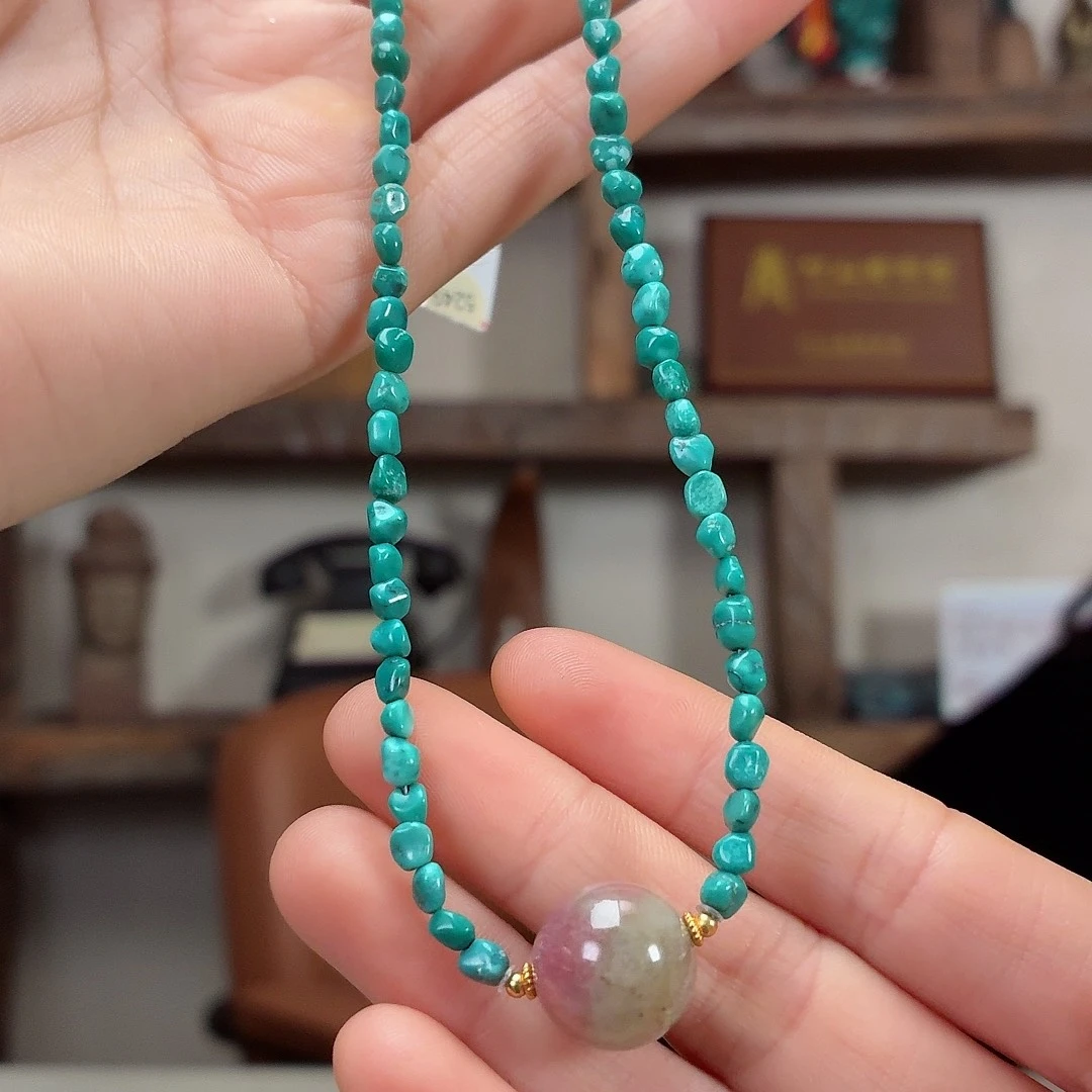 未镶嵌绿松石珠宝奇石