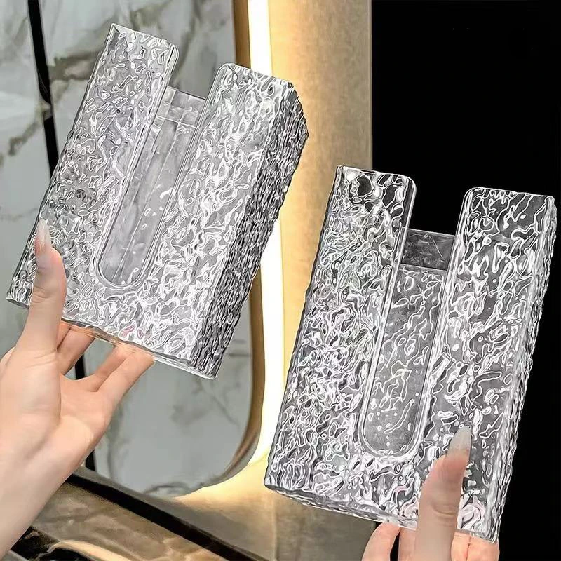 免打孔纸巾盒卫生间壁挂式洗脸巾收纳盒厕所免打孔抽纸盒卷纸架