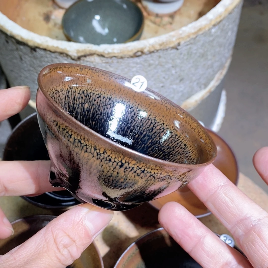 茶盏建盏主人杯漂亮  21