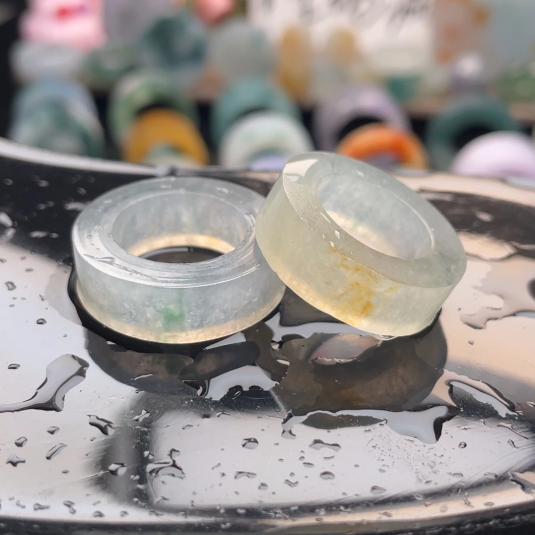 定制翡翠未镶嵌  绿黄眼睛（任选1）