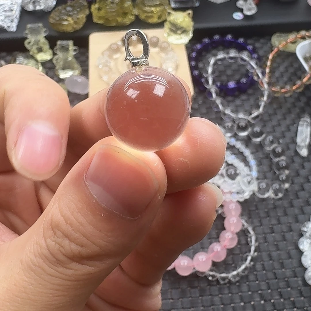 颈饰未镶嵌水晶白水晶