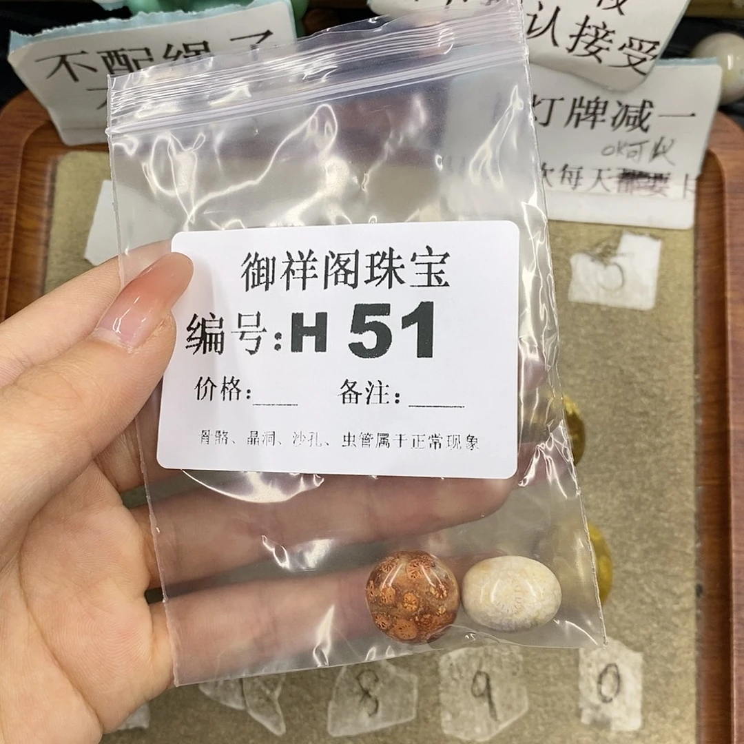 硅化珊瑚（珊瑚玉）未镶嵌颈饰不***友