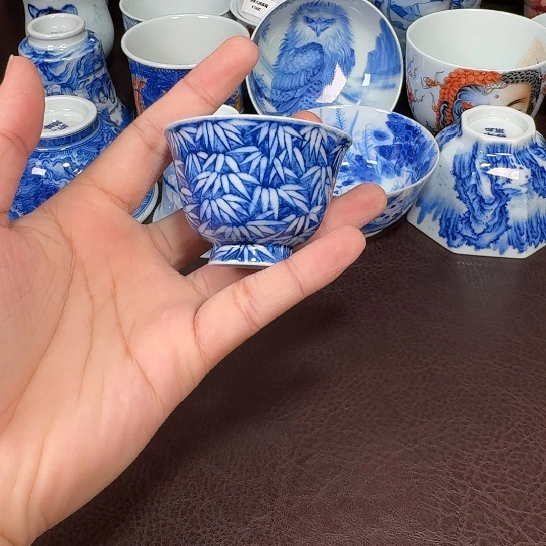 鸣***凤现代景德镇陶瓷杯