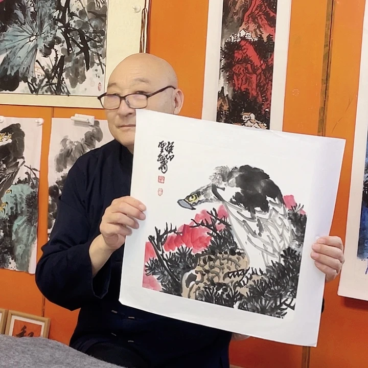 国画张圣敏先生纯手绘作品
