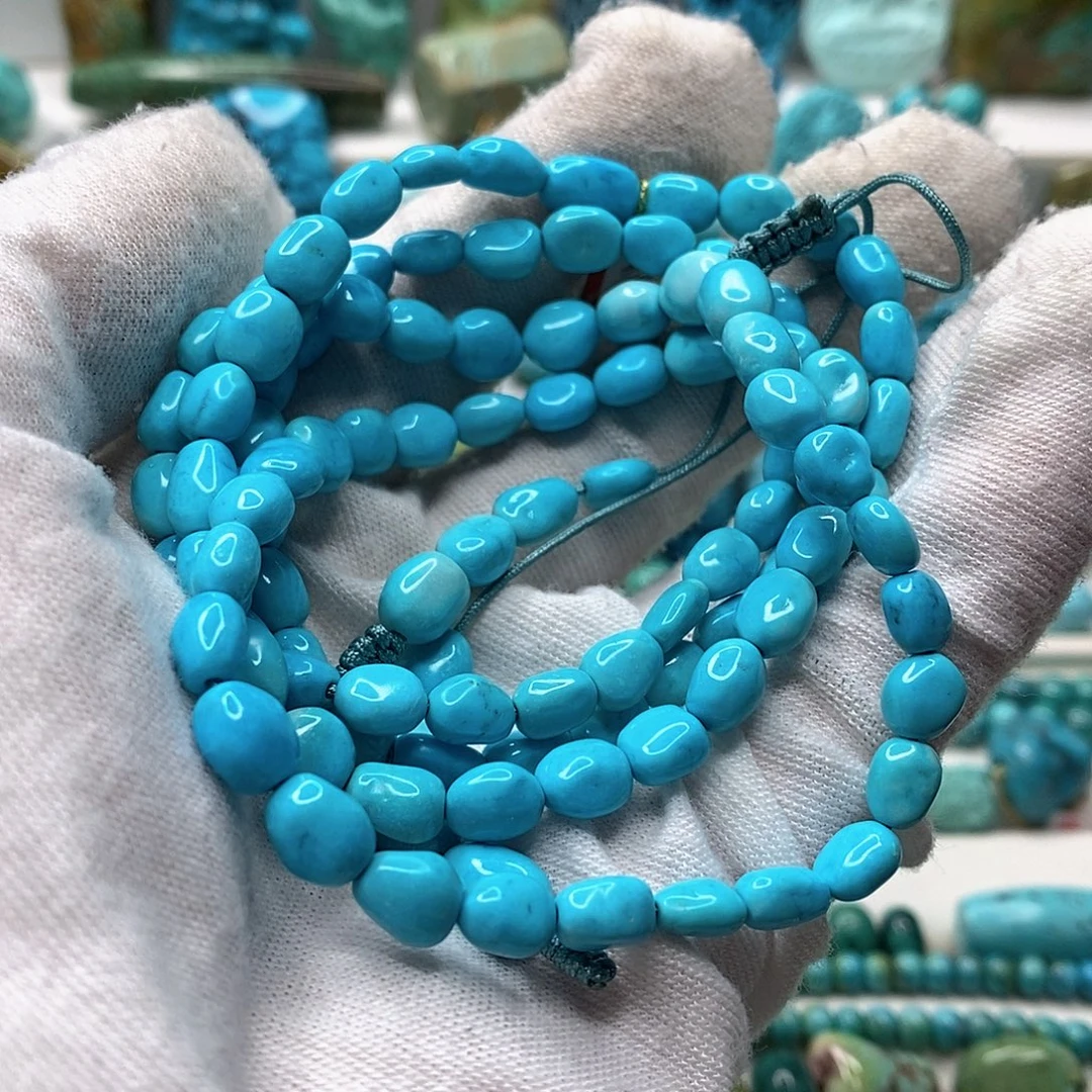 绿松石未镶嵌天然原矿 地大质检