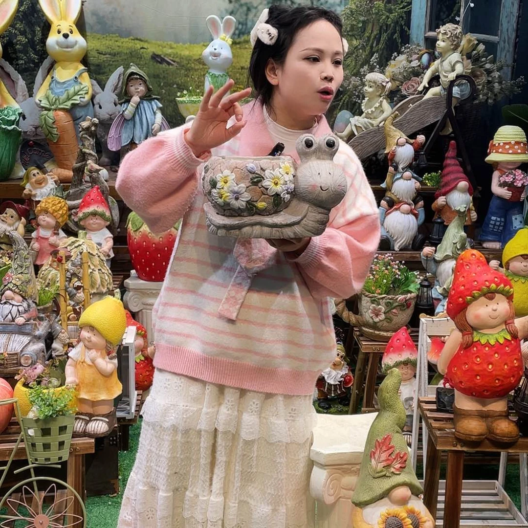 摆件花园摆件红红火火