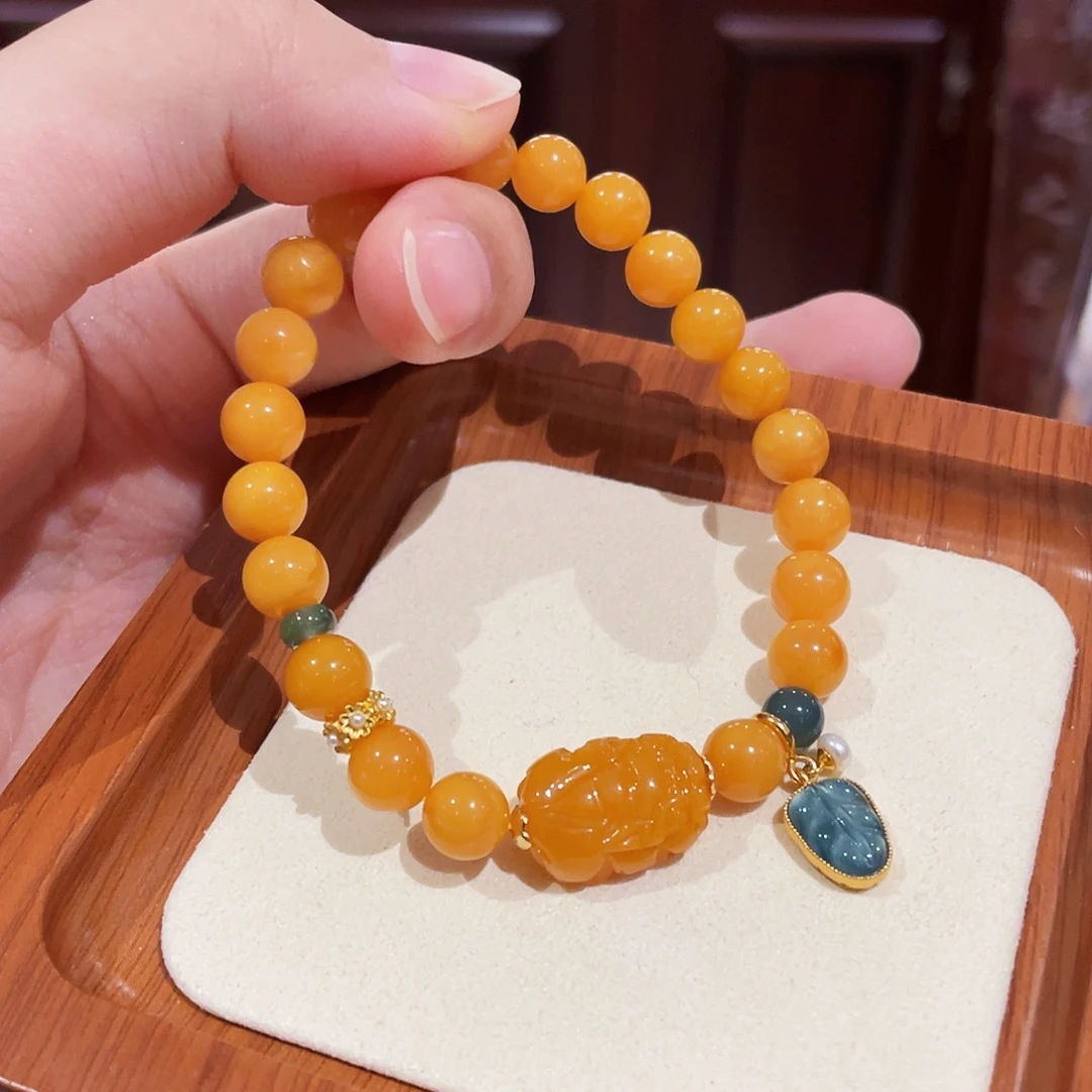 手链蜜蜡未镶嵌手串