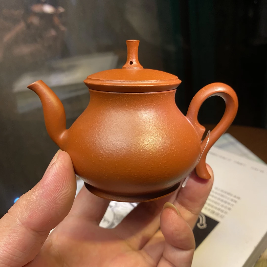 郭丰仪鱼籽朱泥手拉壶汉瓦/云歌赋/执意/妃子笑/茄瓜/水平泡茶壶