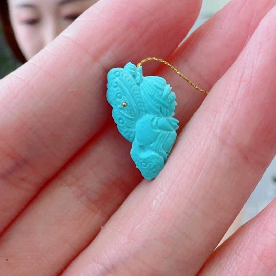 未镶嵌绿松石珠宝奇石