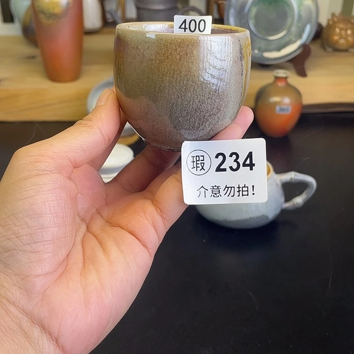 燃薪柴烧茶器主人杯