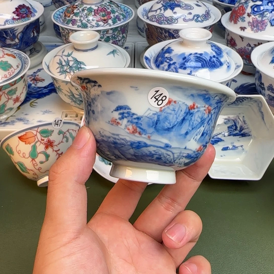陶彦祖纯手工手绘茶具148
