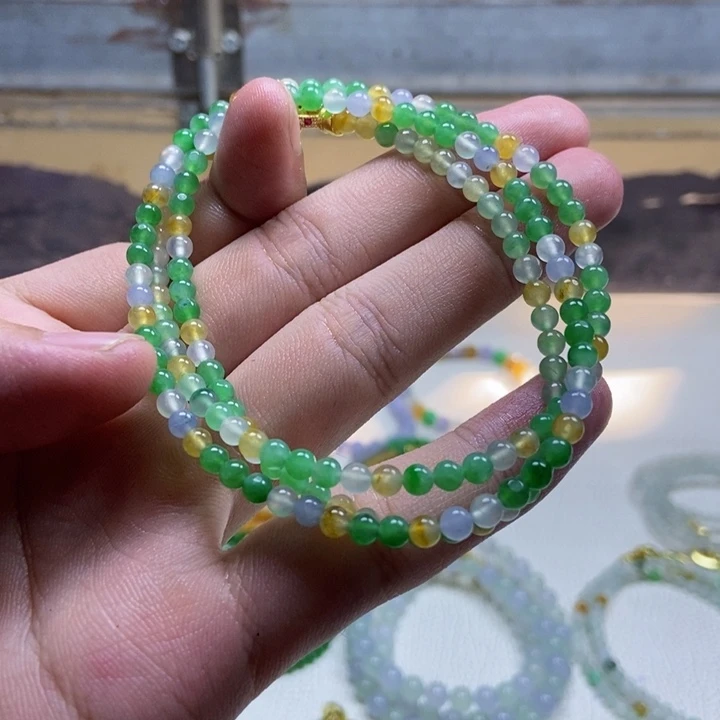 定制翡翠未镶嵌缅甸翡翠A货卡3.9