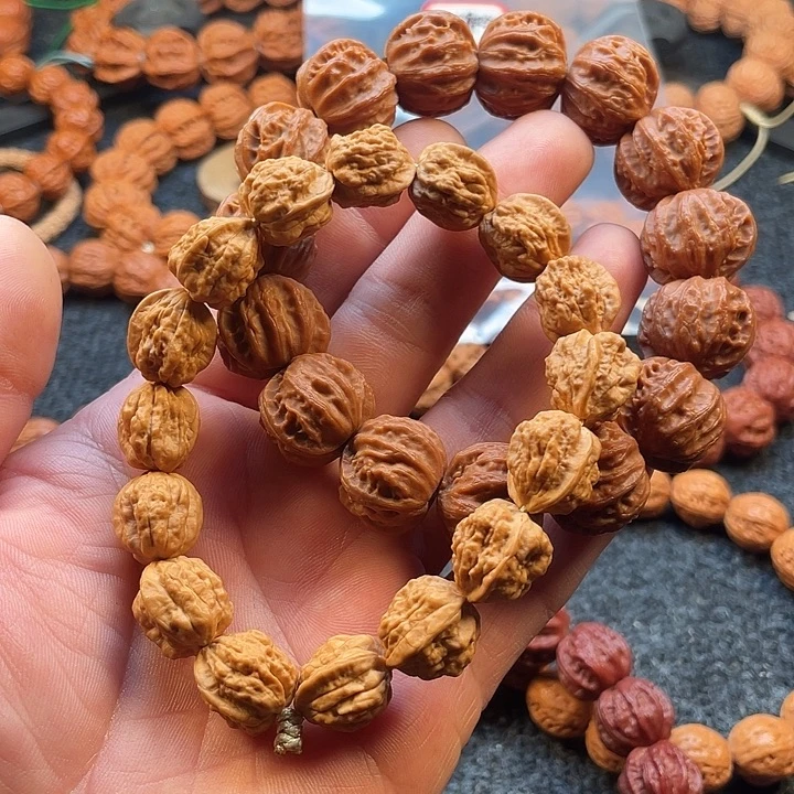 路***游吊坠文玩核桃高货两条