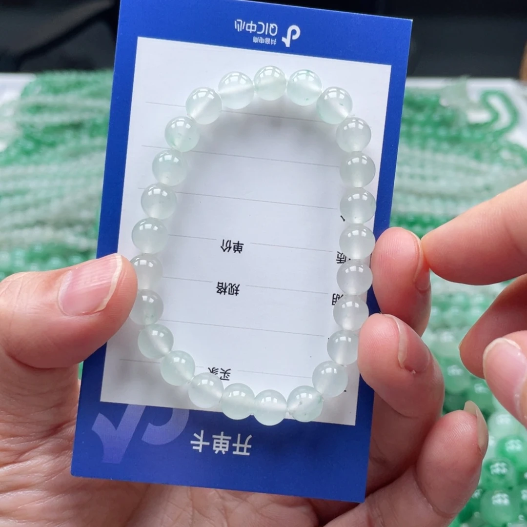 未镶嵌手串石英质玉（非洲翠）