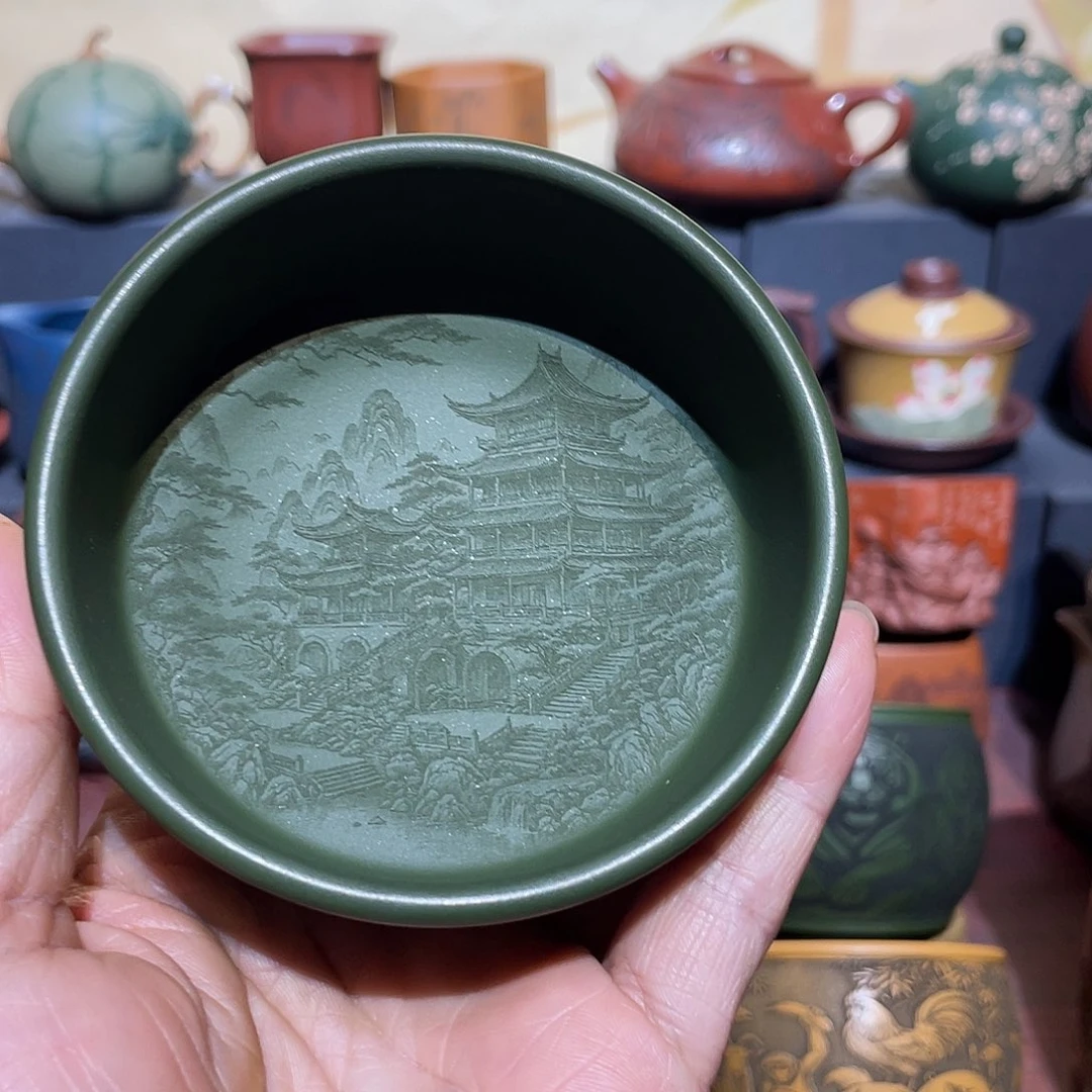 原矿紫砂手工主人杯