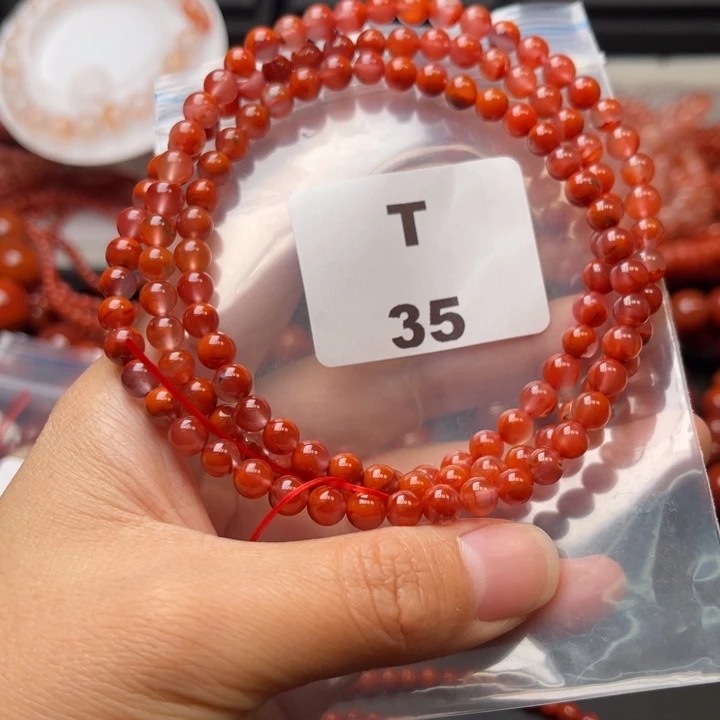 南红玛瑙未镶嵌多样性发货默认微瑕称重5mm