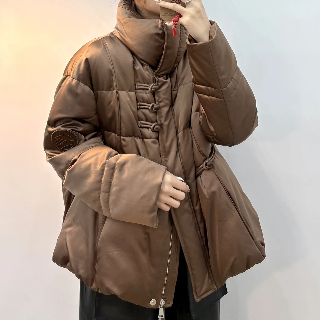 中长款收腰版型羽绒服