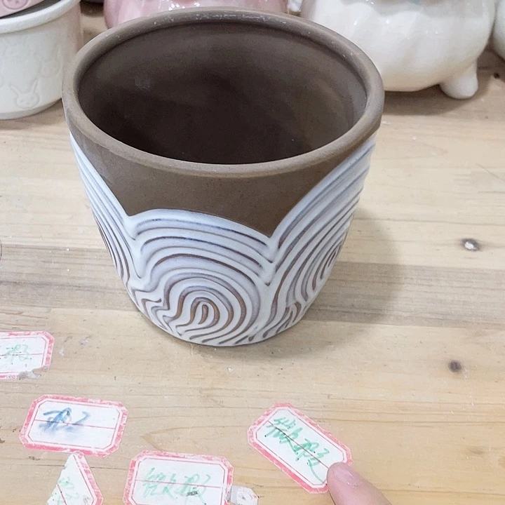 花盆陶瓷全场12包邮
