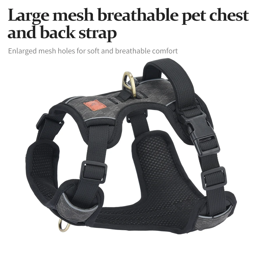 【外贸Ⅱ型】548狗狗遛狗牵引胸背带背心式适合中小型犬外出专用