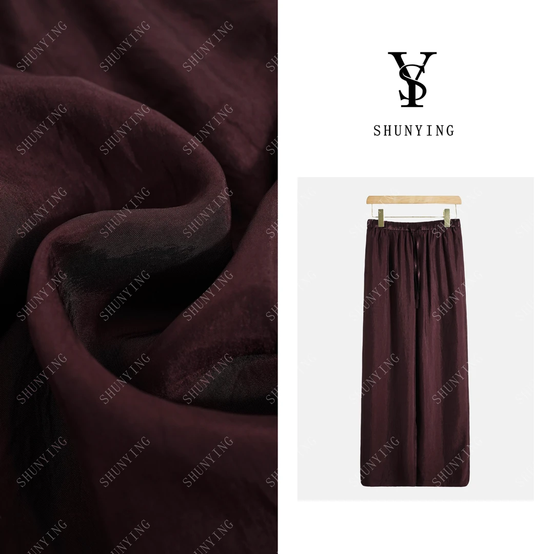 【仟娜】舒适自由~慵懒风百搭高腰显瘦抽绳垂感休闲裤SY72XXK61210