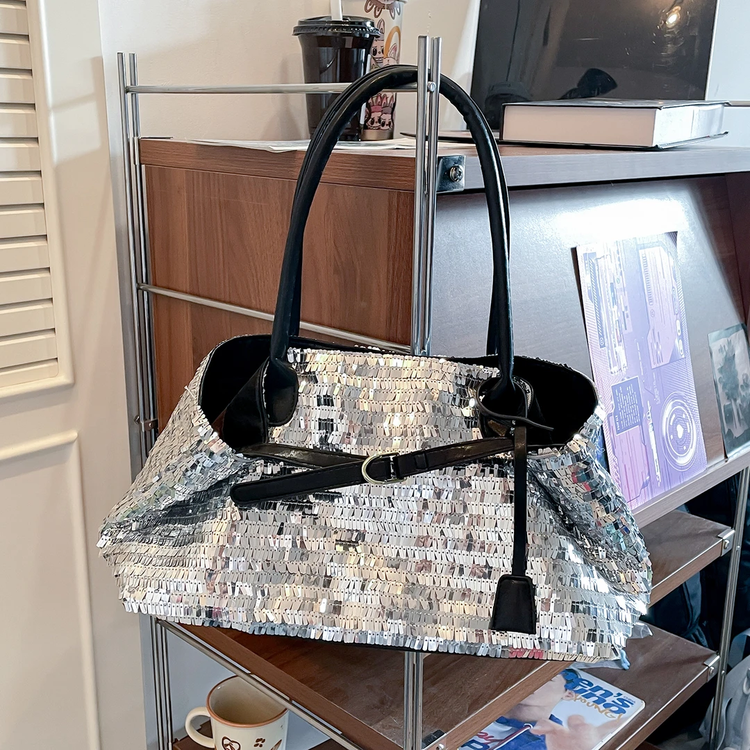 休闲简约质感简约时尚潮流大容量包包2025夏季新款女士单肩托特包