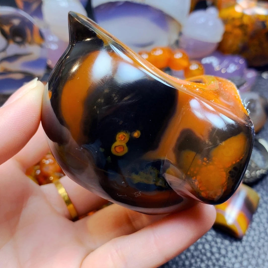 玛瑙/玉髓摆件未镶嵌