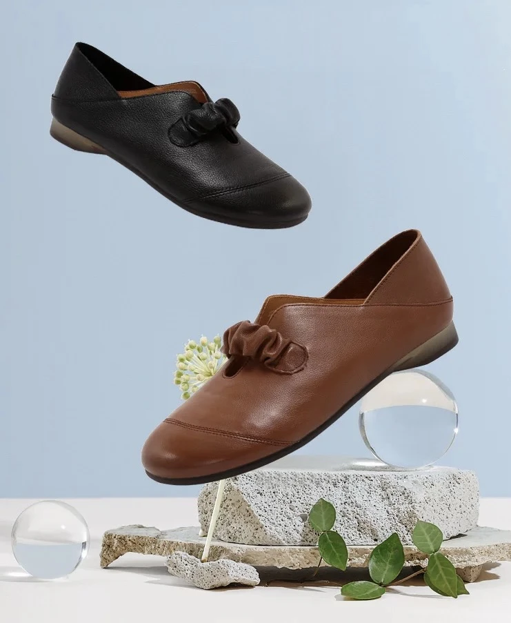 断码专拍       鞋圆头低跟民族单鞋复古舒适