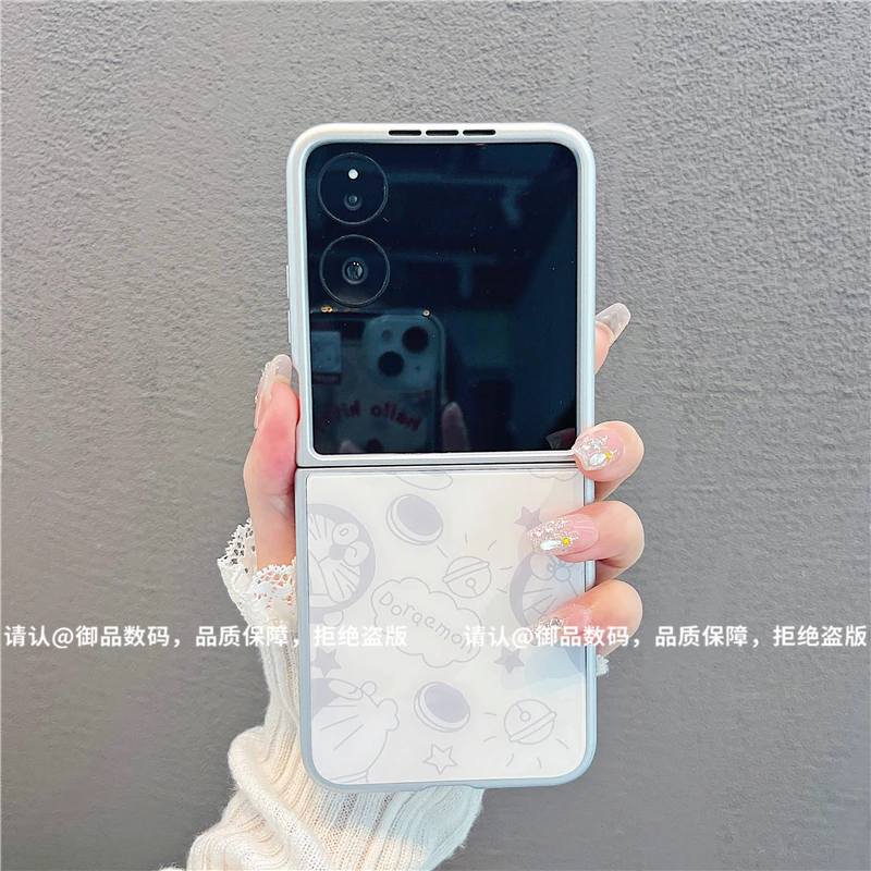 (小米mixflip系列)金属折叠玻璃壳适用小米mixflip手机壳个性防摔