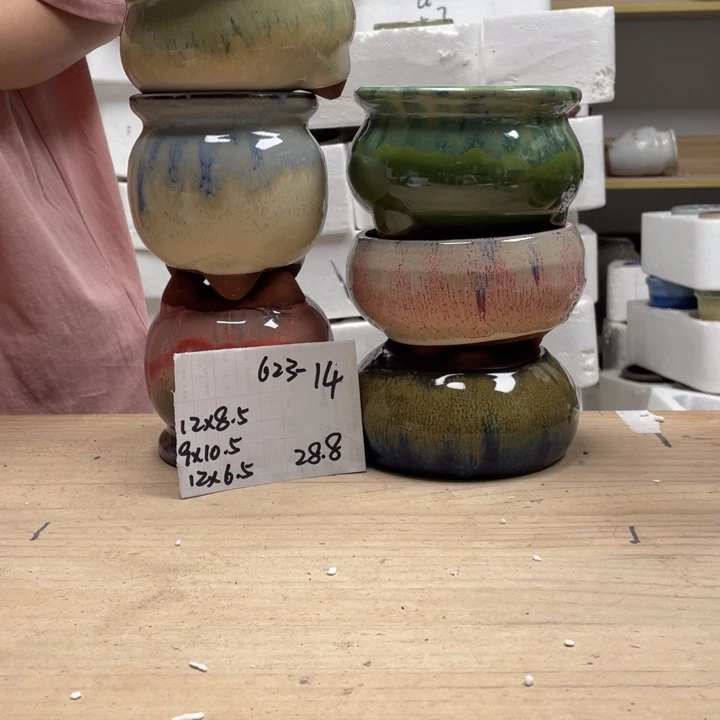 紫砂花盆多肉花盆微瑕14