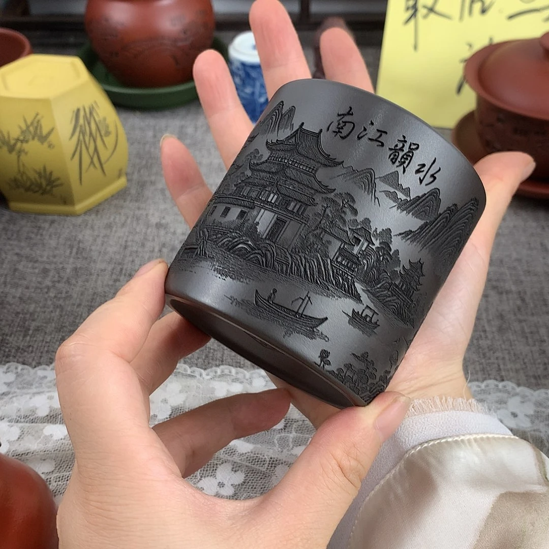 茶杯紫砂高端主人杯