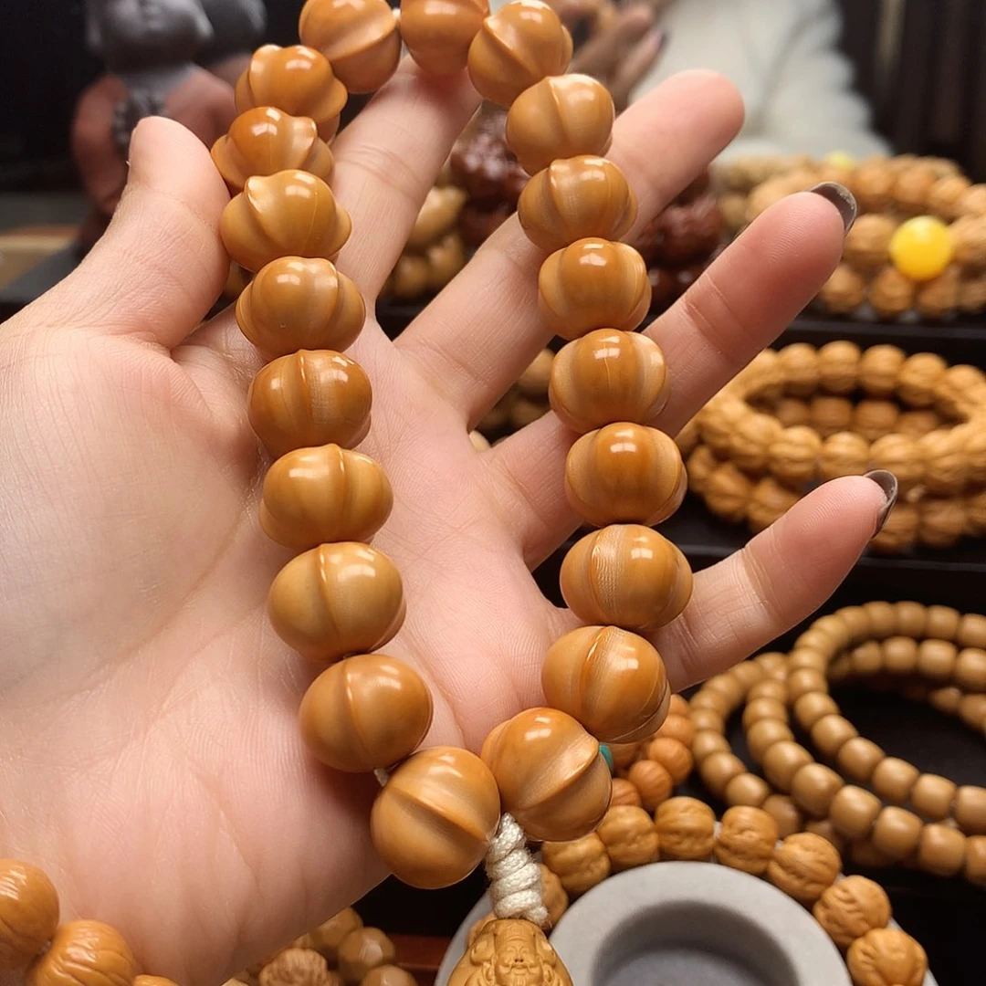 猴头核桃手串鲨鱼背手持瑕疵款