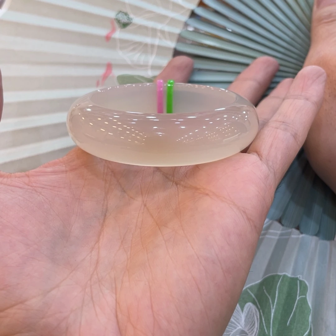 玛瑙/玉髓手镯未镶嵌蛋*