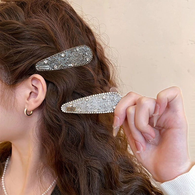 精致闪钻bb夹发夹女碎发侧边夹2025新款高端前额刘海夹子发卡头饰