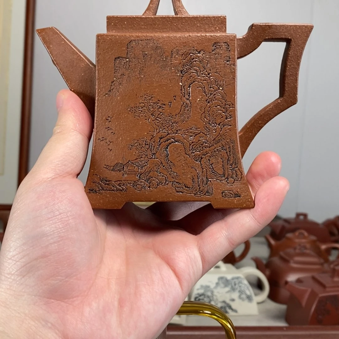 茶壶紫砂原矿泥料传统工艺制作