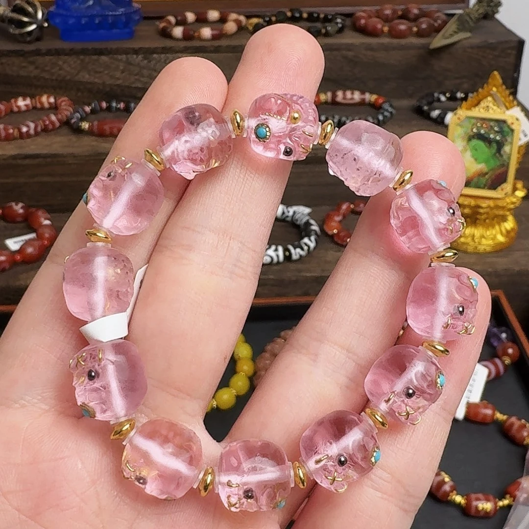 玛瑙/玉髓合金手链0925-2