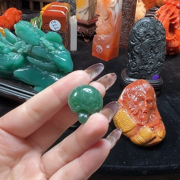 昌化石印石寿山石印章8