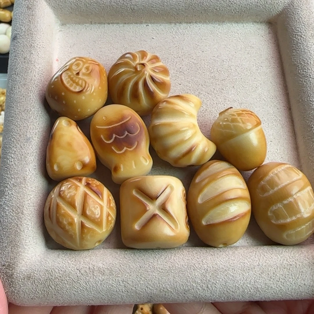 菩提根/象牙果吊坠全品牙果炭烤衣食无忧10颗（图片款）