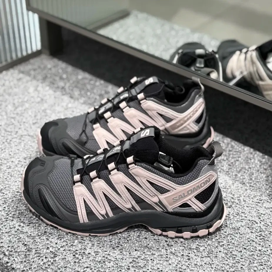 SALOMON/萨洛蒙XA PRO 3D 黑粉 户外徒步越野跑步鞋 女款 491841