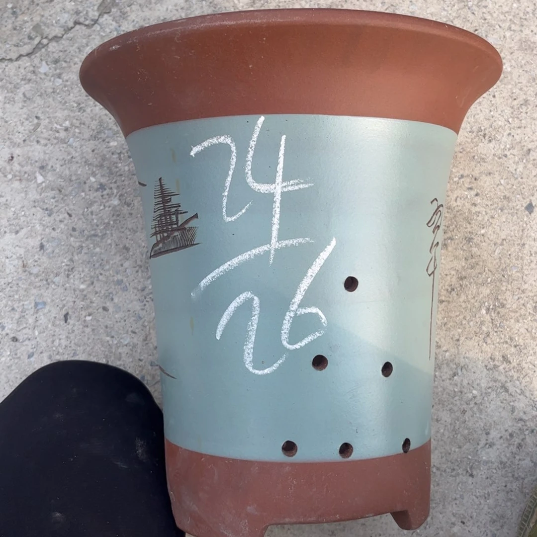 紫砂花瓶紫砂花盆