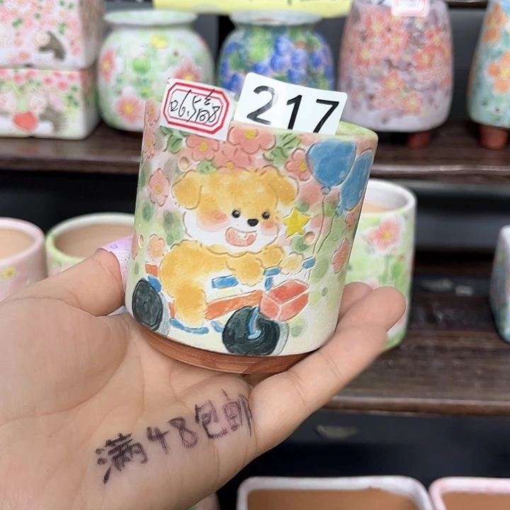 手工制作多肉花盆