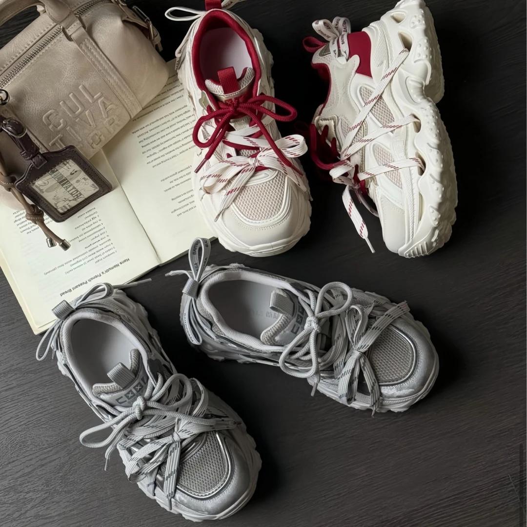 时尚透气白色时尚休闲鞋黑色软底不累脚女鞋小白鞋