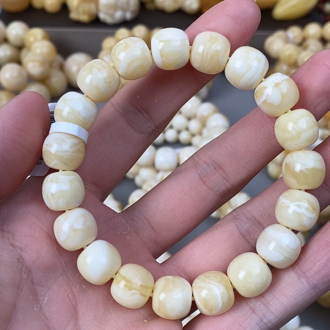 蜜蜡未镶嵌珠宝奇石12mm 19.6g