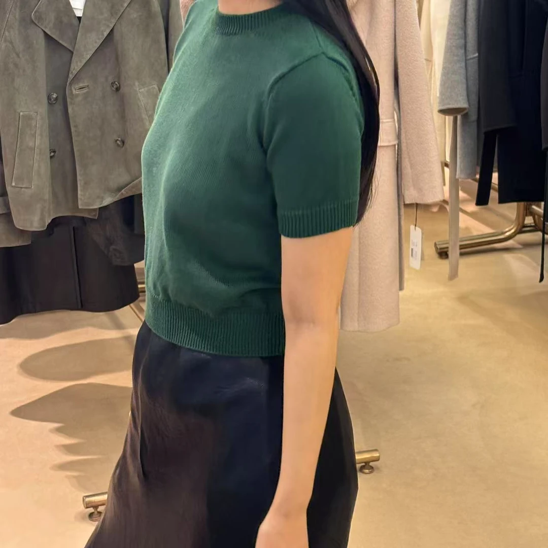 全新未使用 MaxMara RANGO 纯棉针织短袖