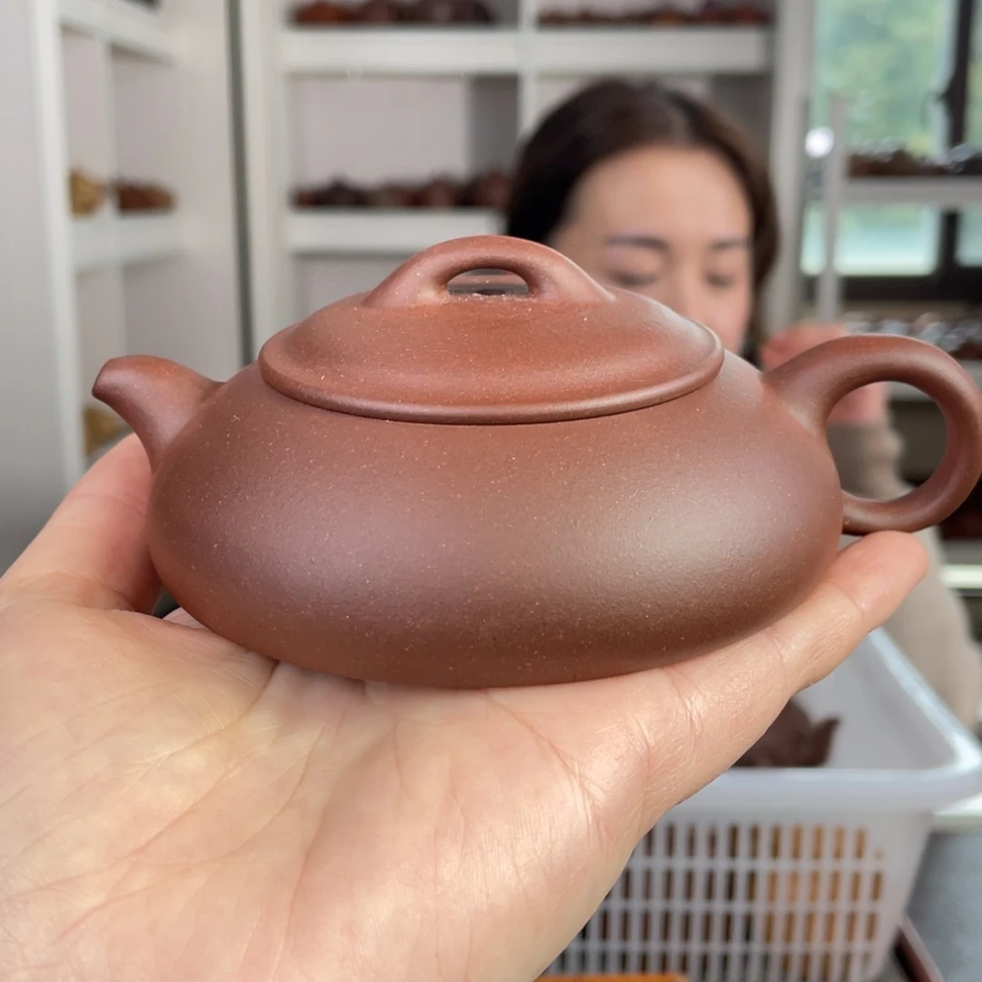 紫砂茶壶底槽清无尘170cc