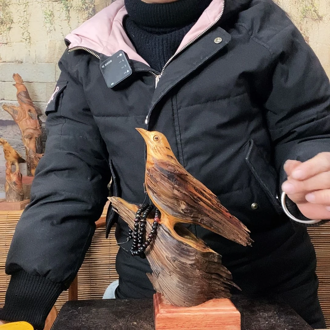 松木苗*?琥珀木随行巧雕