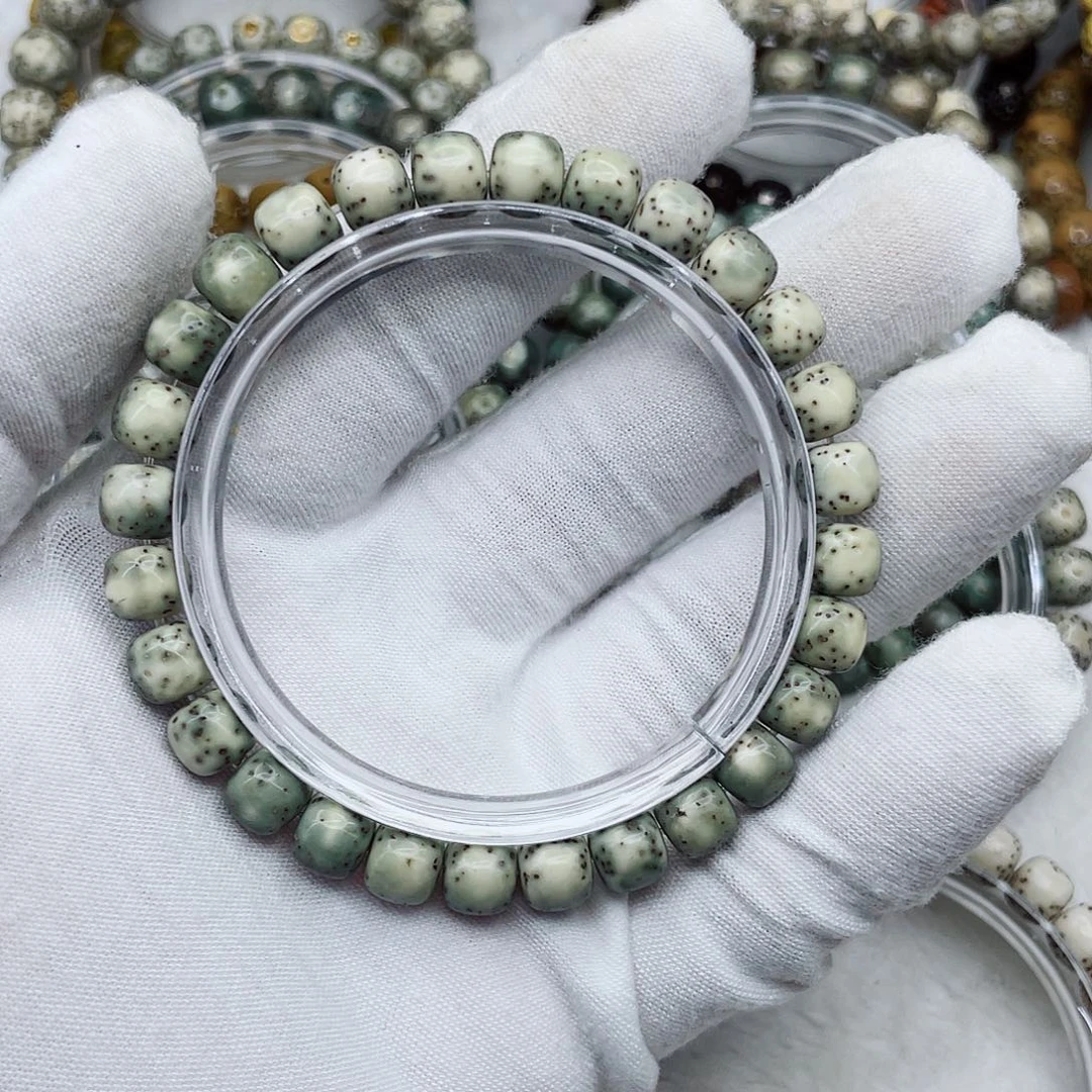 星月菩提手串8河豚